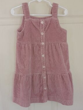 Kate Quinn Corduroy Jumper. Toddler Girl 3T. Pink.
